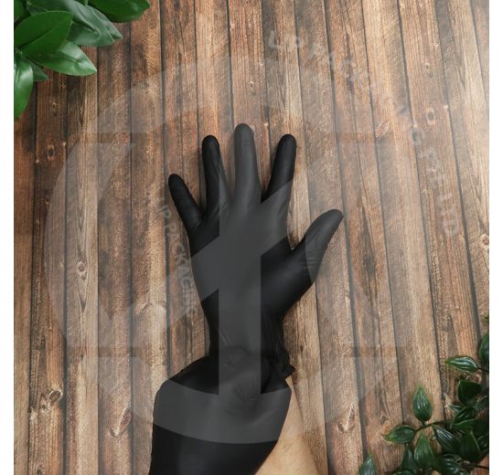Nitrile Gloves (Powder Free, Black)