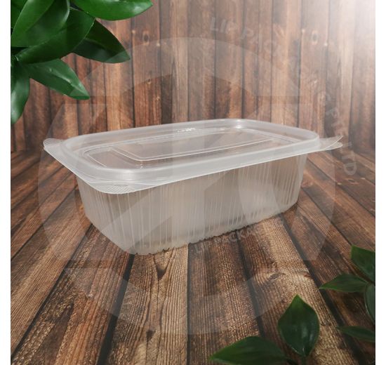 PP Food Box with Lid 750ml (Translucent)