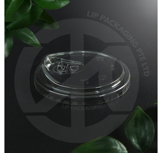 Transparent, 98mm Strawless Sippy Lid, compatible with PET cups 14oz, 16oz, and 20oz.