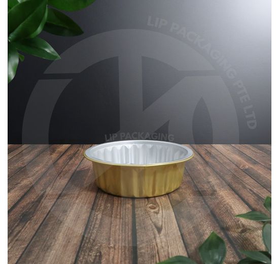 Round Aluminium Bowl 1209 (Gold)