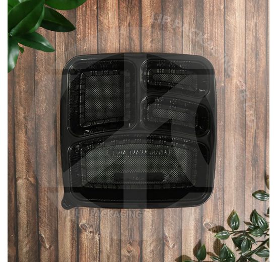 Bento Box PP4C-S (4 Compartments with Lid)