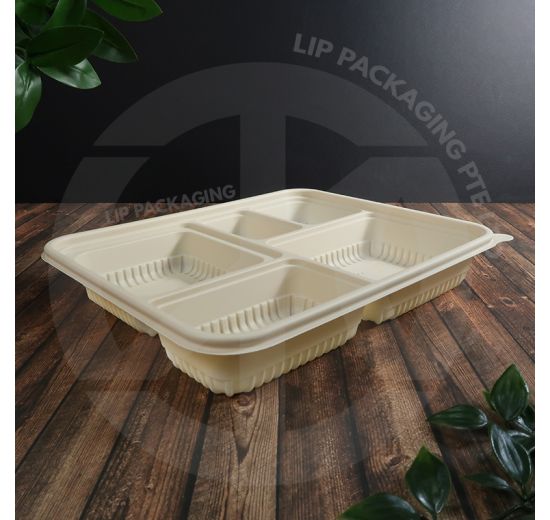 Bento Box with Lid 5 Compartment (5G-A)