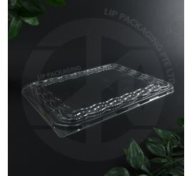 Transparent Lid COP5C, designed for a secure, tight seal on the 5-compartment OP5C bento box.