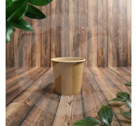 Wholesale 4oz (120ml) Kraft Paper Cups (Single Wall). Perfect disposable cups for espresso, piccolo lattes, and small hot drinks. Compatible with 4oz Pop Out Lids.