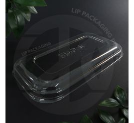 Transparent plastic Lid CSRT-44TR for large SRT 750 and SRT 1000 takeaway boxes.