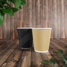 8oz Ripple Wall Paper Cups (240ml) | Triple Wall Insulated Hot Cups SG ...